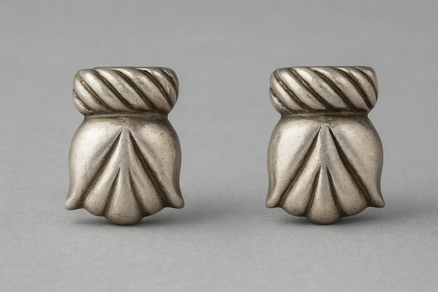 William Spratling Flower Earrings
