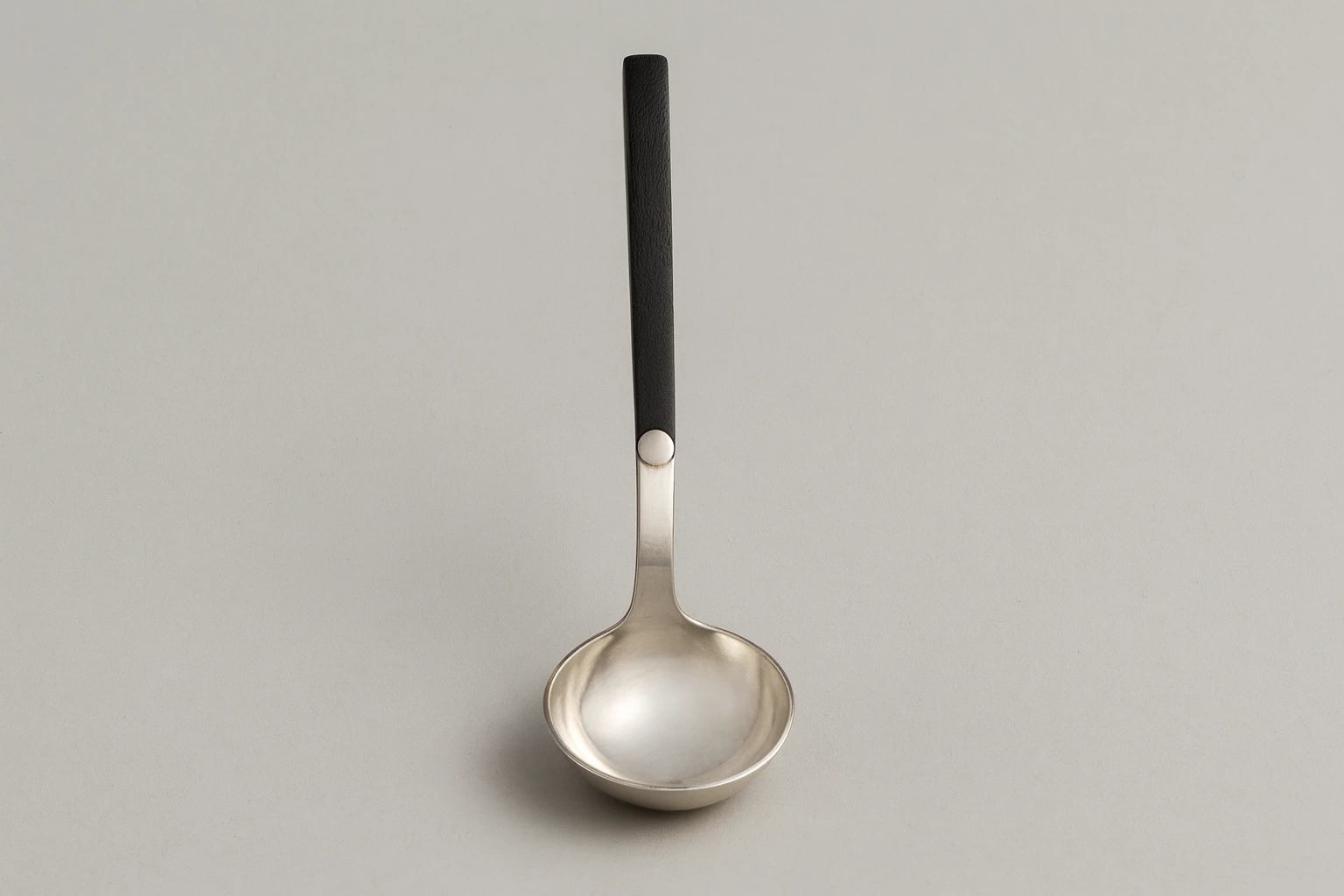 William Spratling Ladle with a Slender Ebony Handle