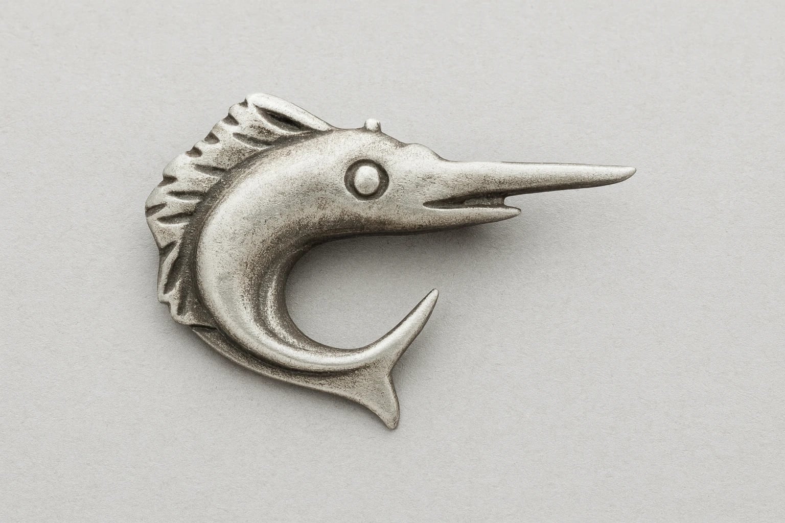 William Spratling Brooch of a Curved Swordfish