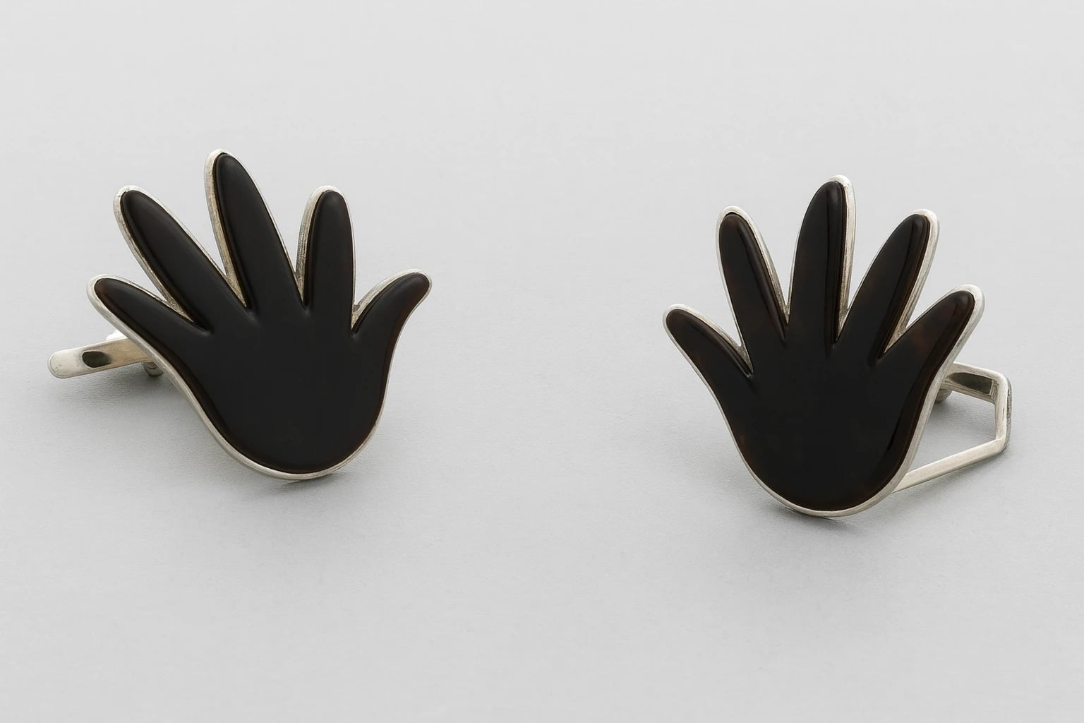 William Spratling Tortoise Shell Hand Cuff Links