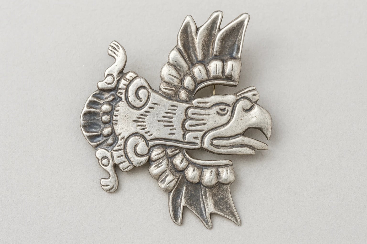 William Spratling Silson Eagle Head Brooch