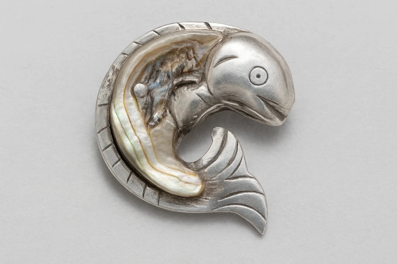 William Spratling Abalone Fish Brooch