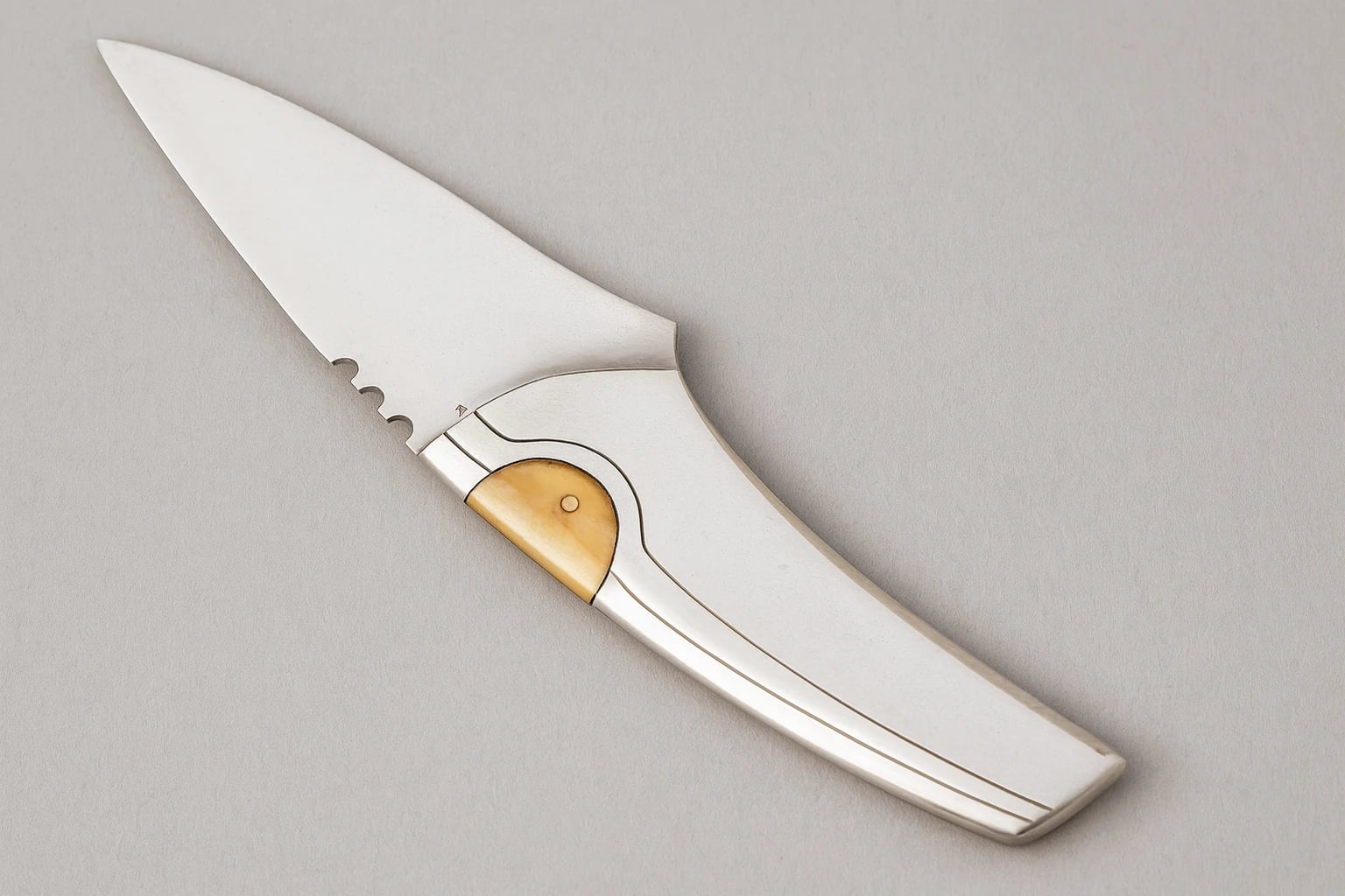 William Spratling Heavy Knife with Ivory Inset