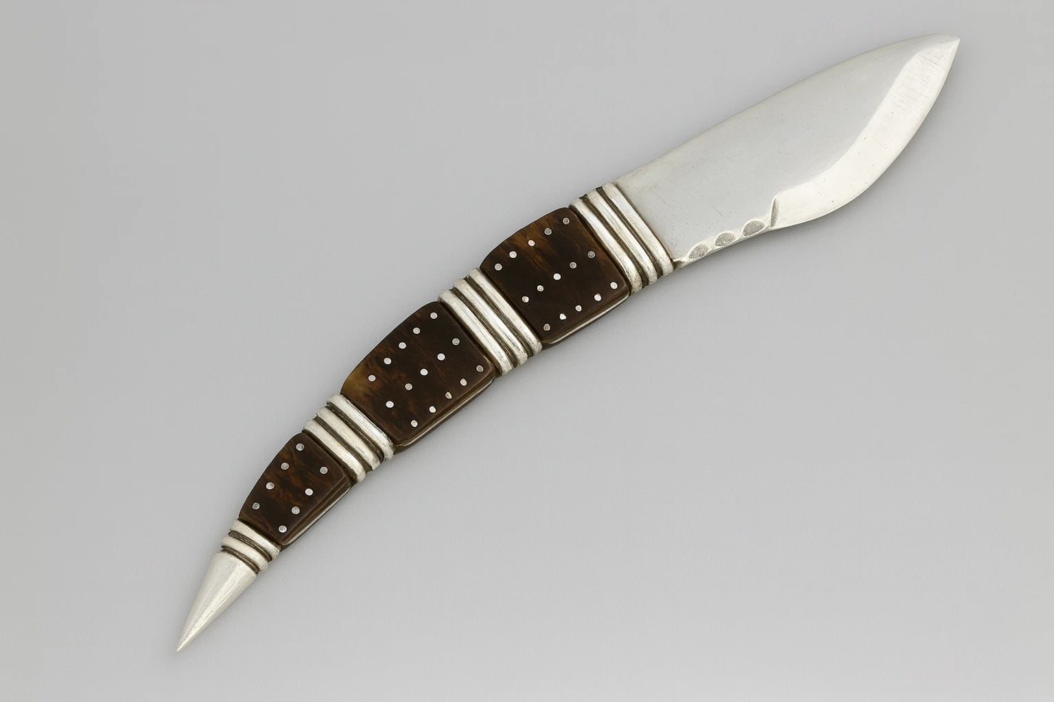 William Spratling Letter Opener with Tortoise Shell Handle