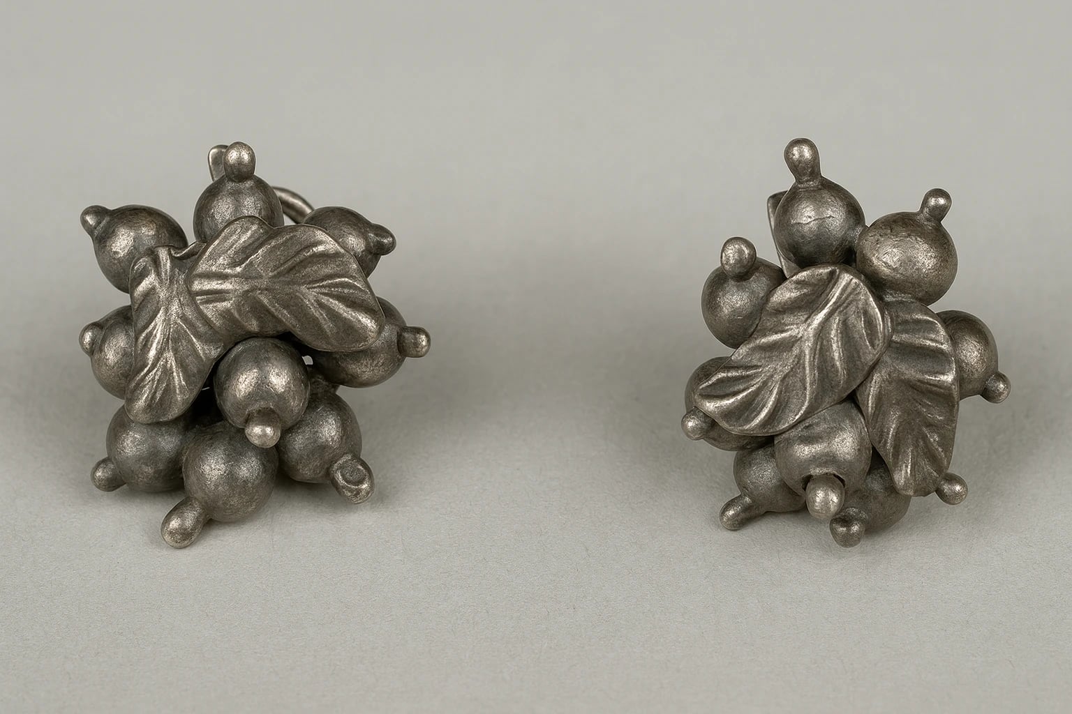William Spratling Cluster of Grapes Earrings