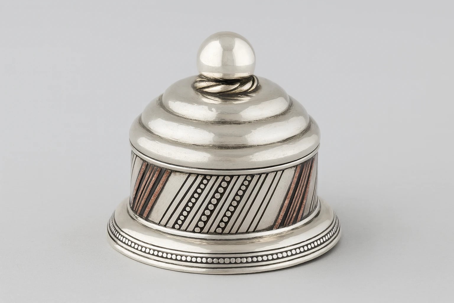 William Spratling Copper Powder Box