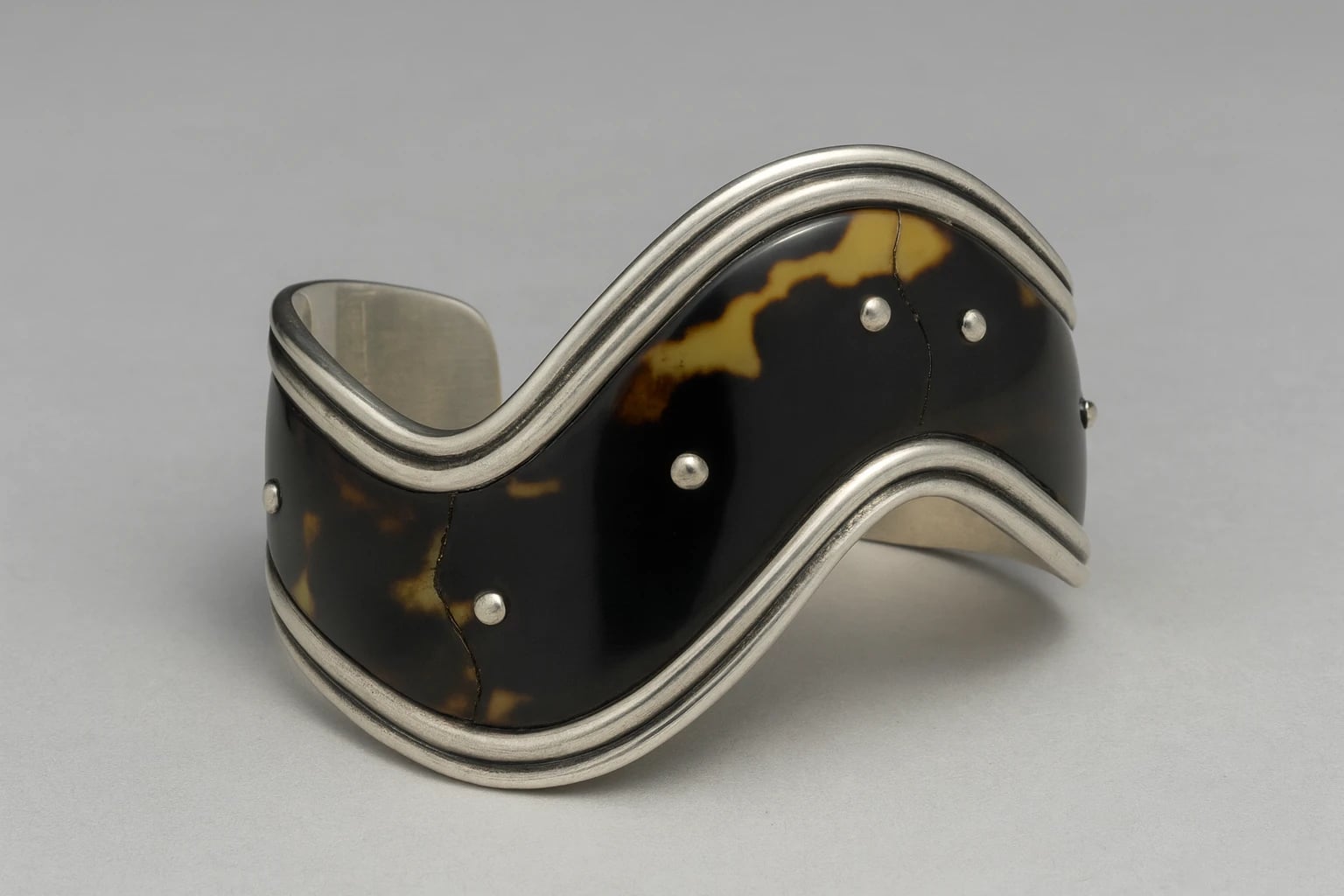 William Spratling Wavy Tortoise Shell Bracelet