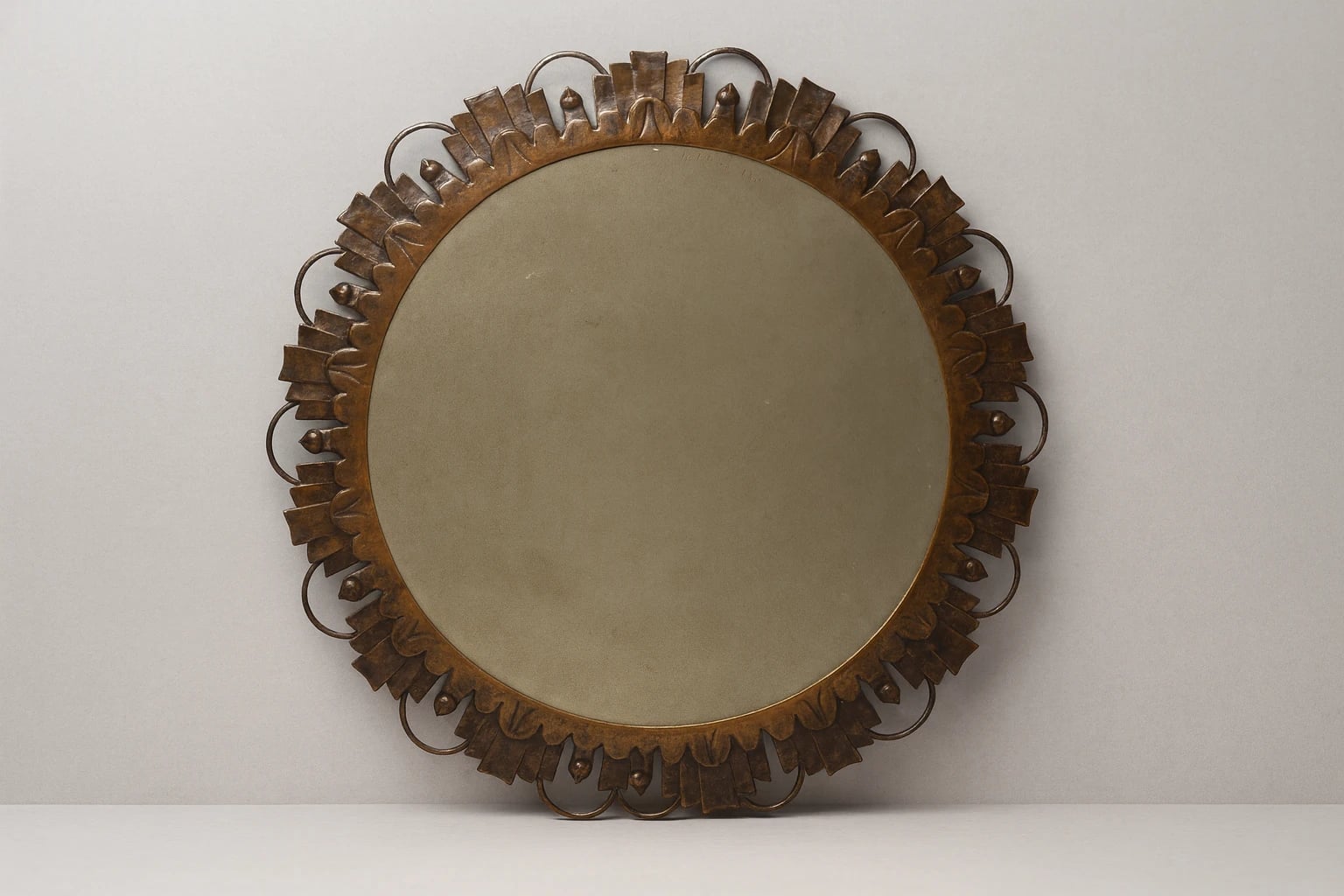 William Spratling Copper Hanging Mirror