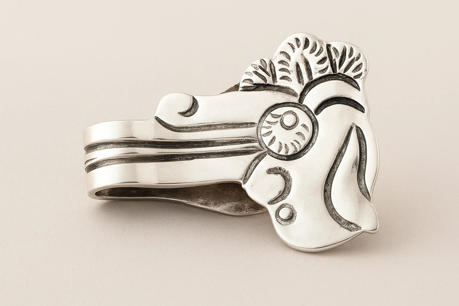 William Spratling Silver Money Clip