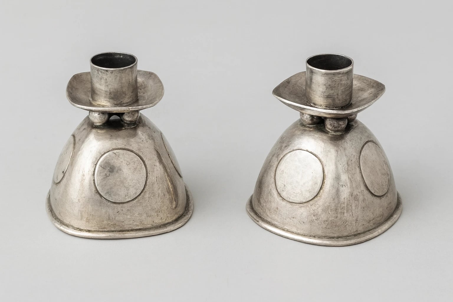 William Spratling Domed Silver Candlestick
