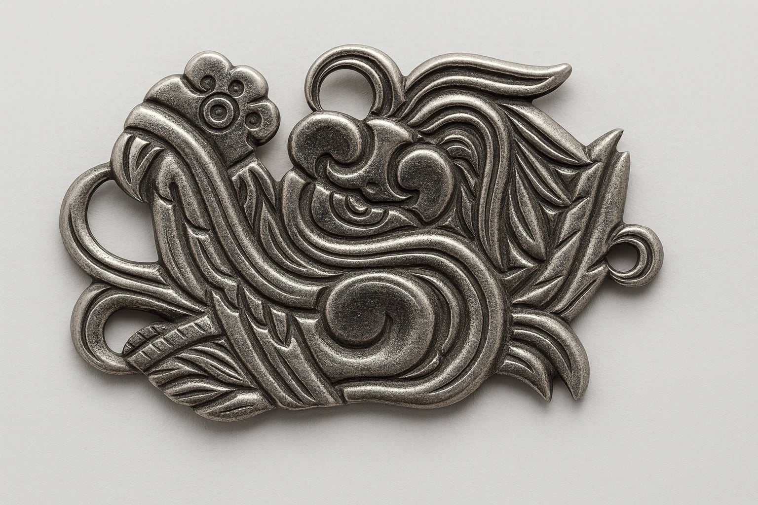 William Spratling Silson Sliver Plated Quetzecoatl Brooch