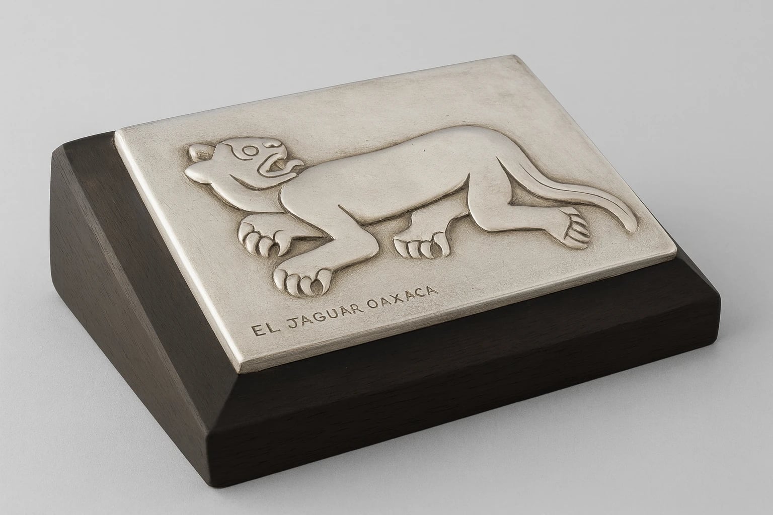 William Spratling Soft Wood Box with Dark Finish