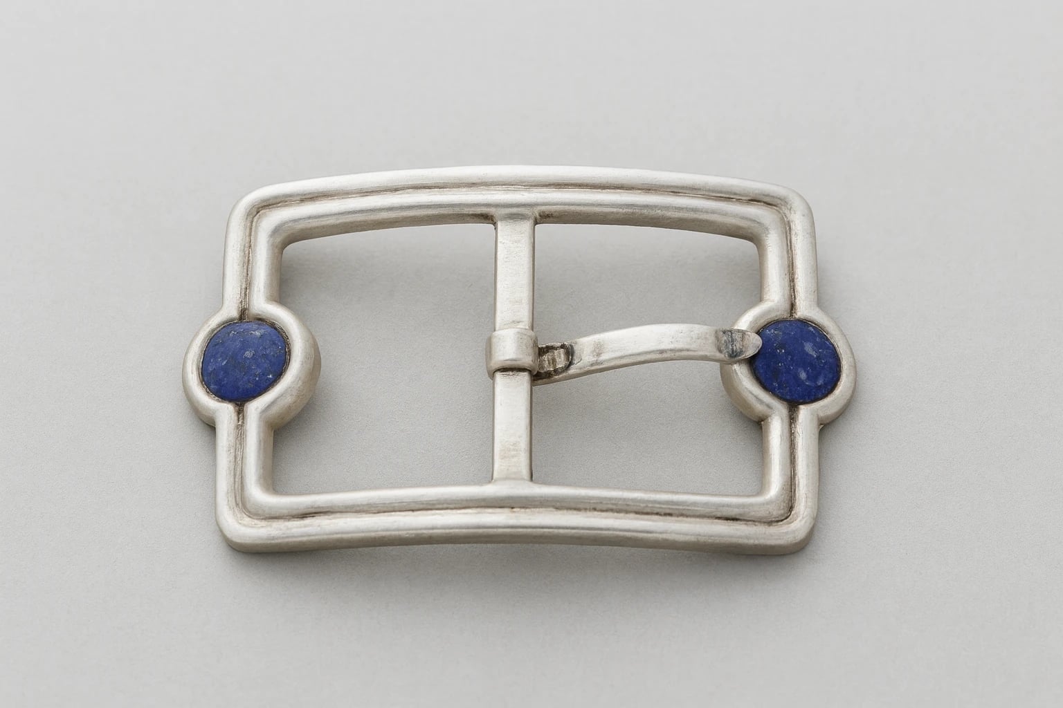 William Spratling Azurite Rectangular Buckle