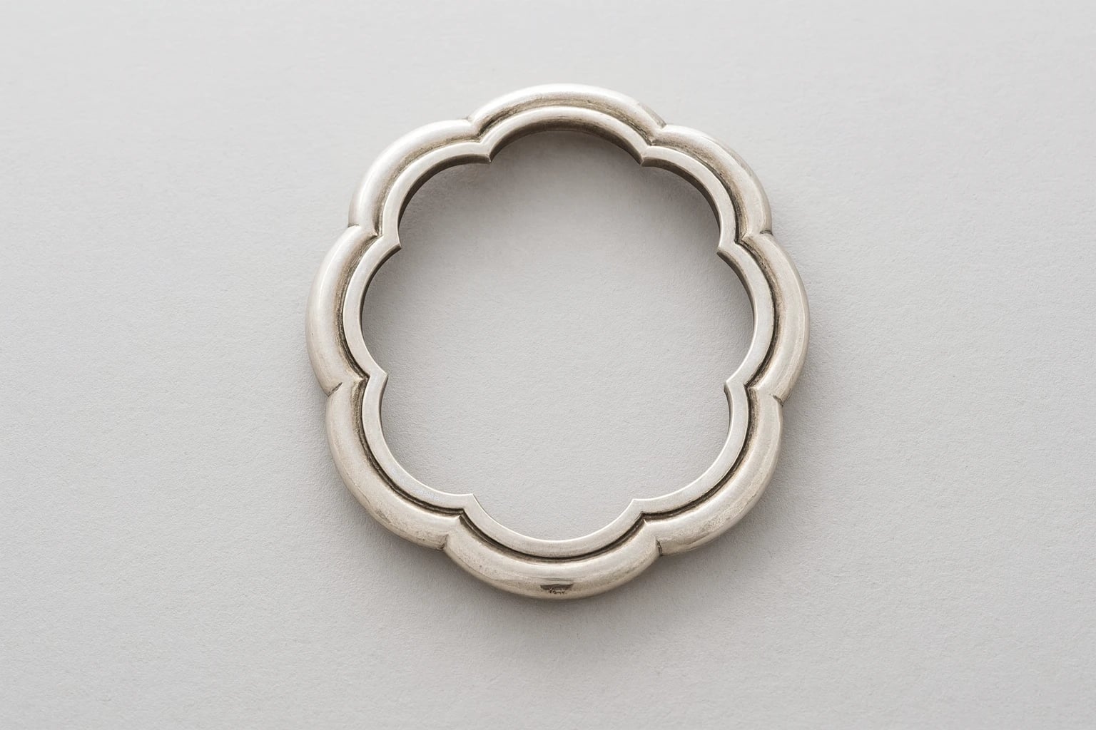 William Spratling Oval Scalloped Picture Frame