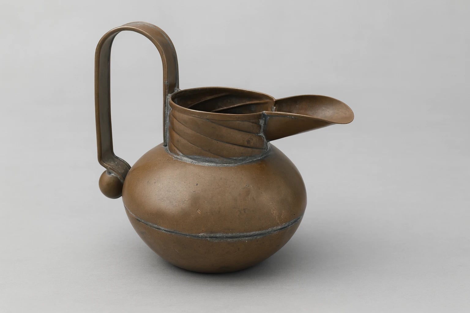 William Spratling Copper Strap Handle Pitcher