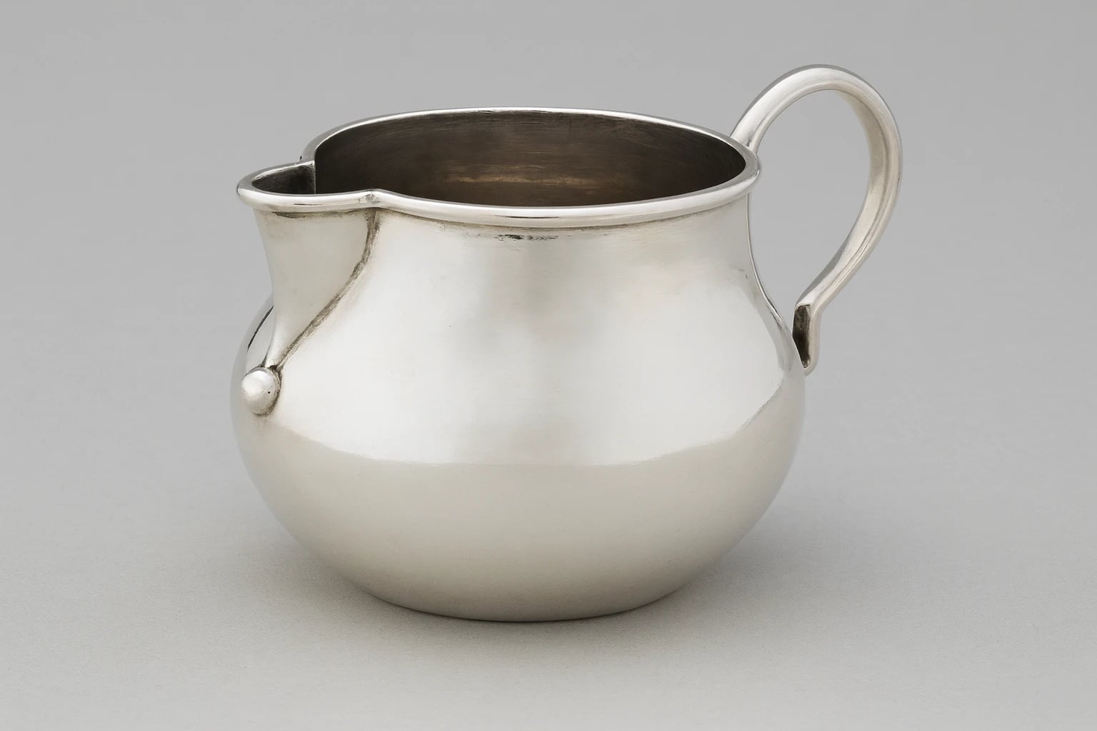 William Spratling Traditional Creamer with Large Silver Handle