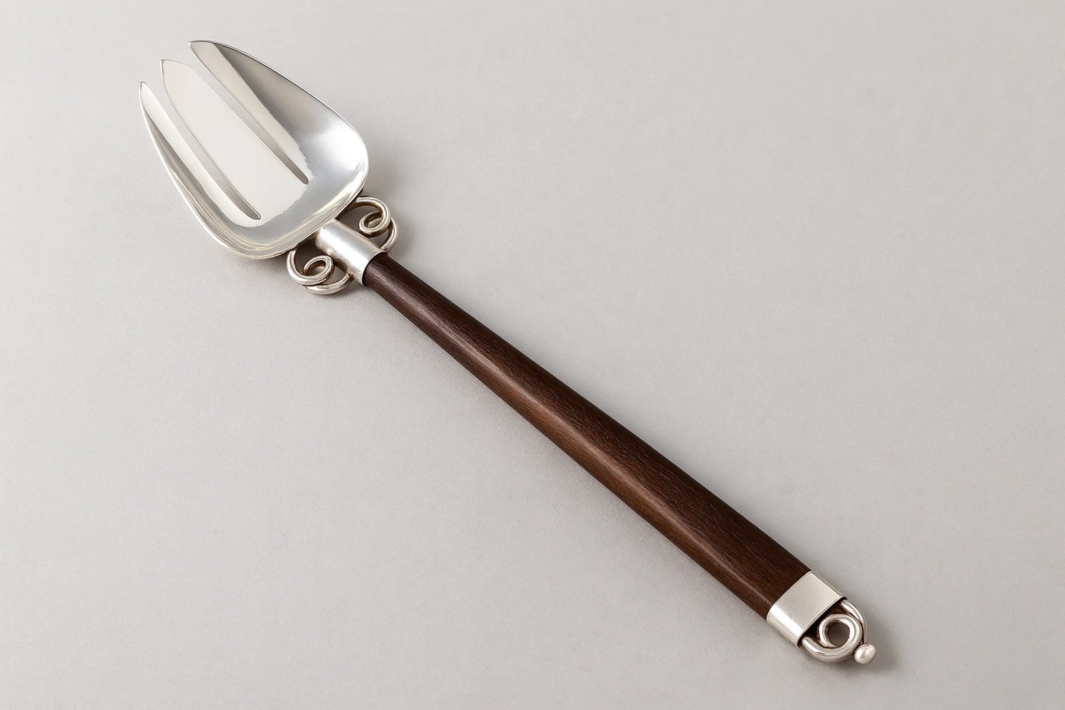 William Spratling Capped Rosewood Salad Fork