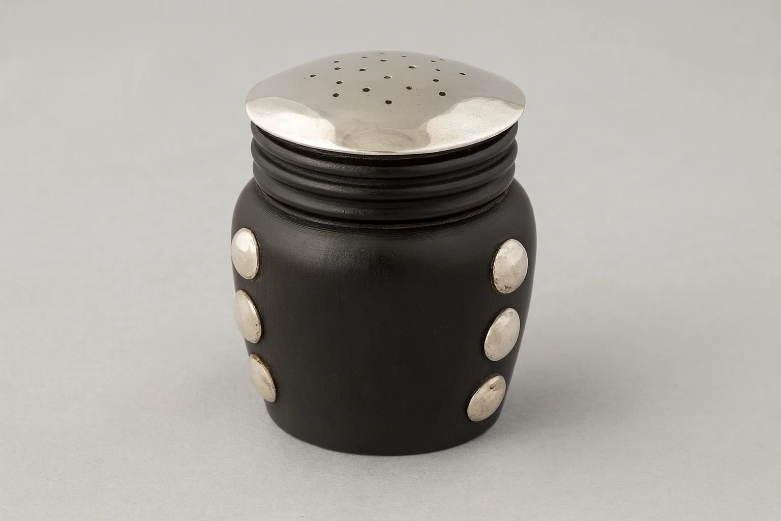 William Spratling Beaded Ebony Salt Shaker