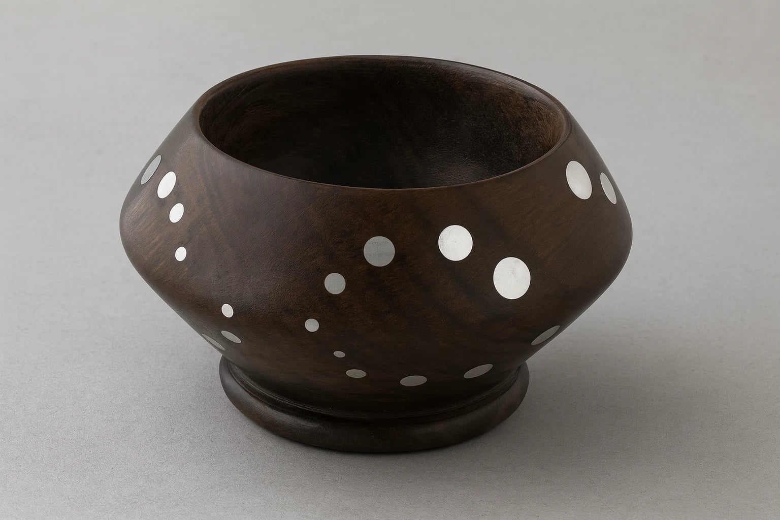 William Spratling Inset Circle Softwood Bowl