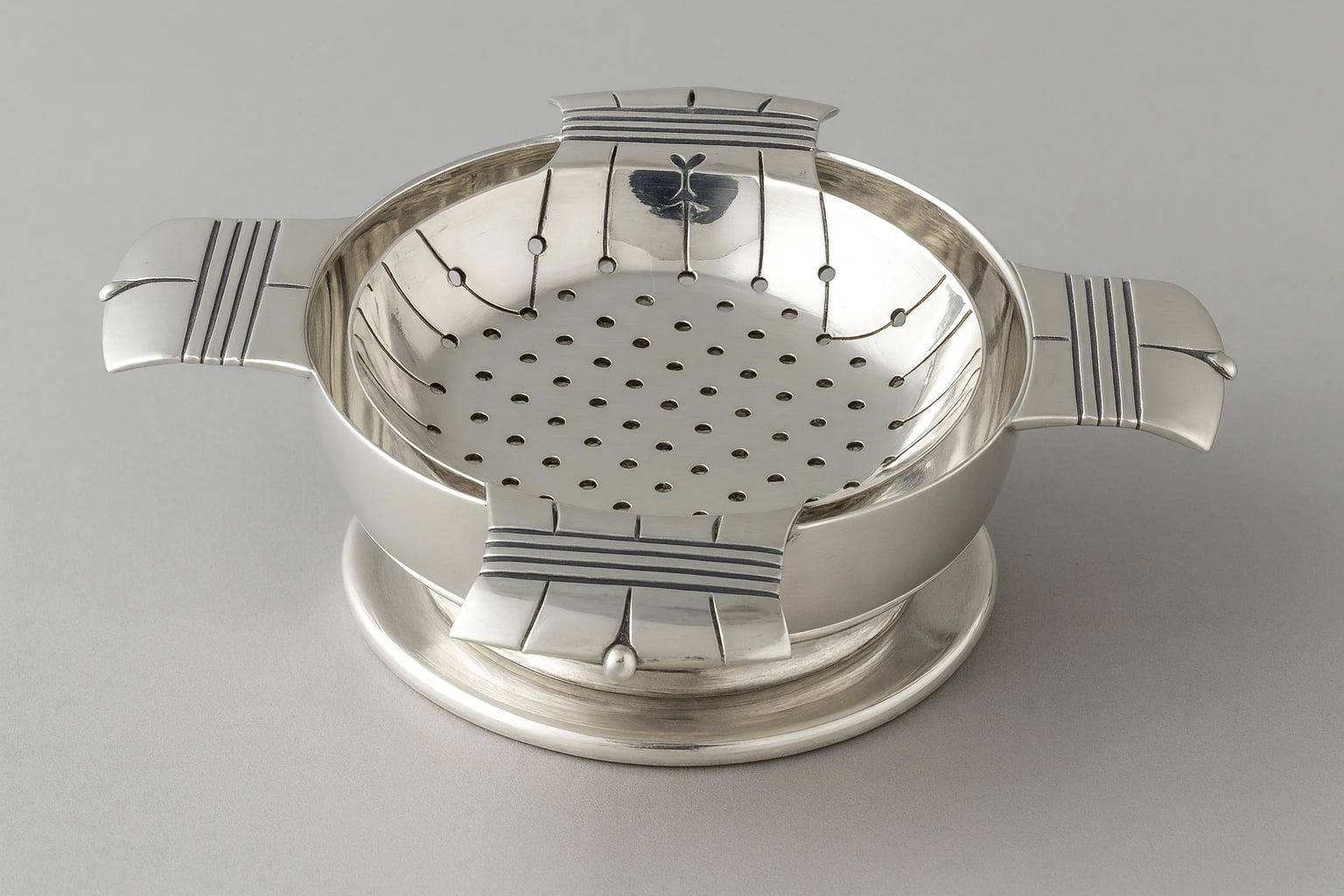 William Spratling Tea Strainer with Matching Handles