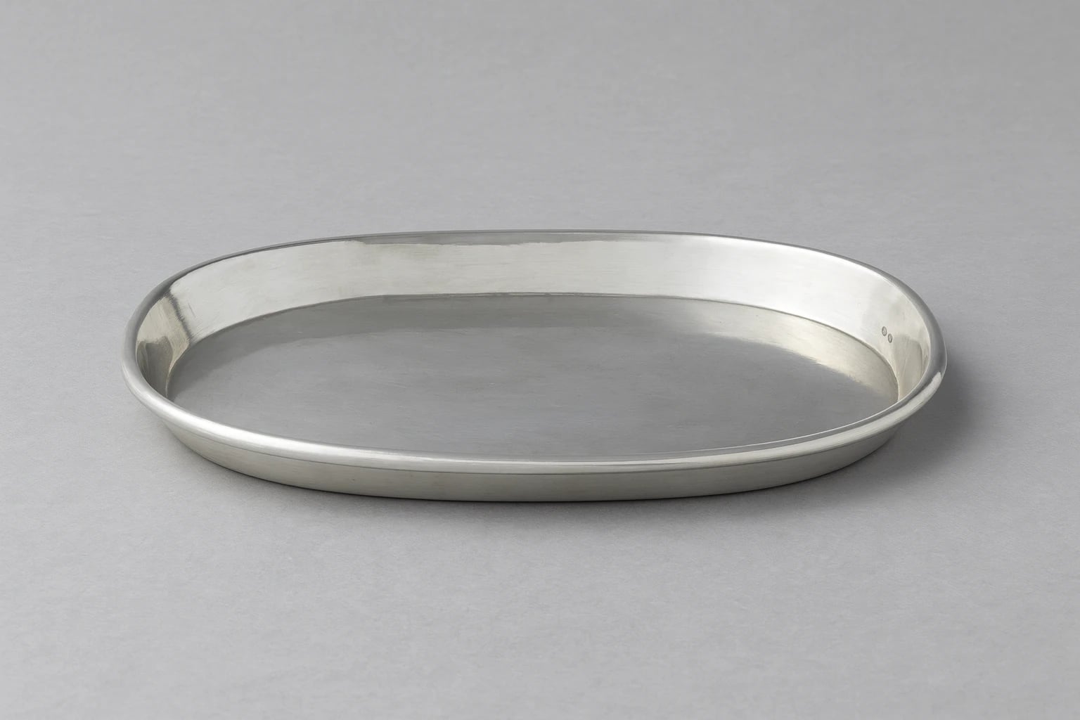 William Spratling Plain Silver Tray with Rolled Rim