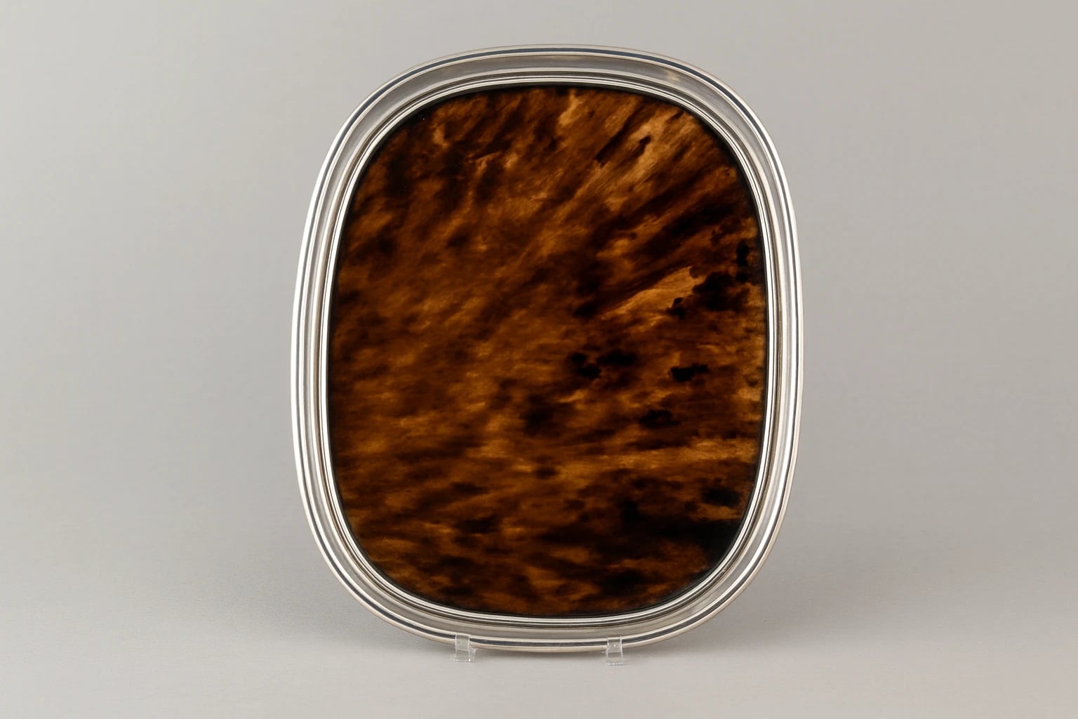 William Spratling Tortoise Shell Tray with Silver Gallery