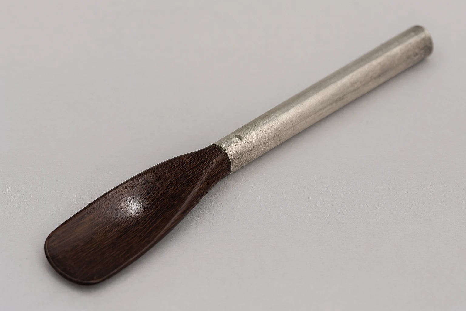 William Spratling Salt Spoon with Ebony Bowl