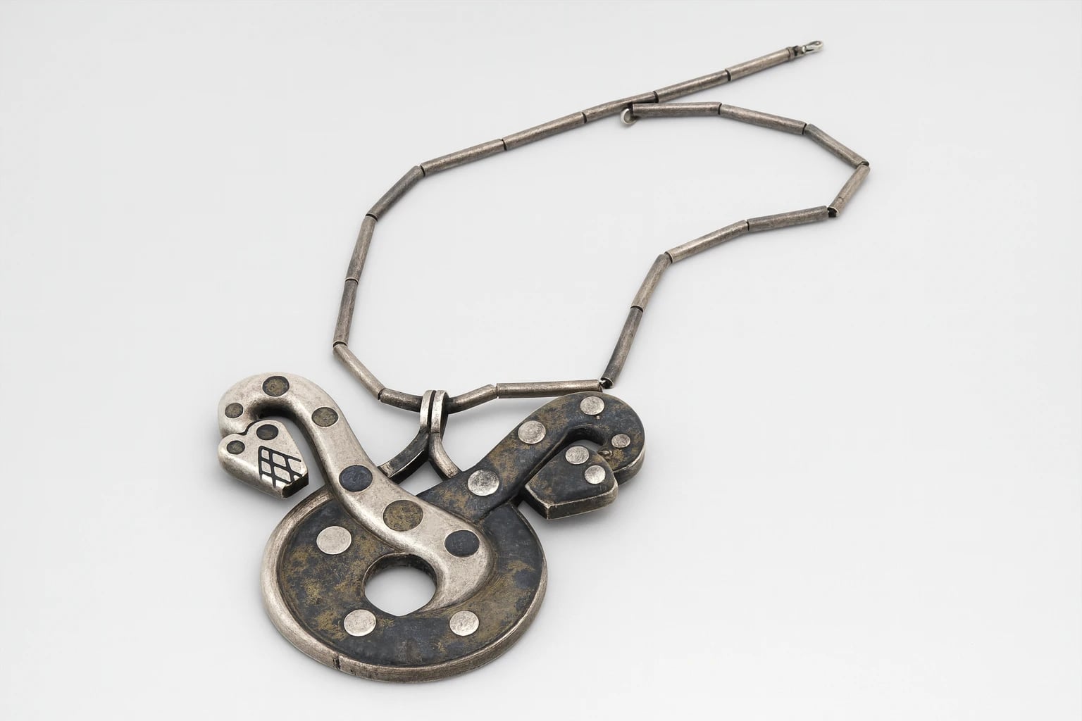 William Spratling Twin Serpents Necklace