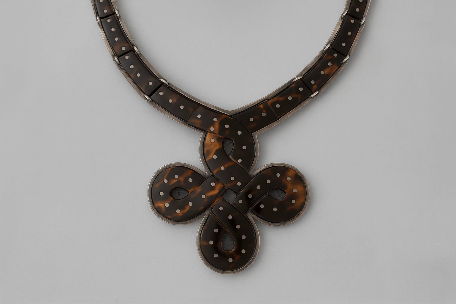 William Spratling “Pretzel” Tortoise Shell Necklace
