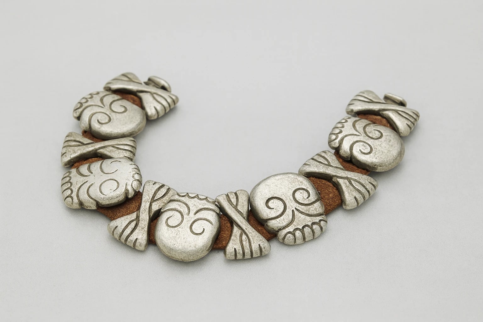 William Spratling Day of the Dead Bracelet