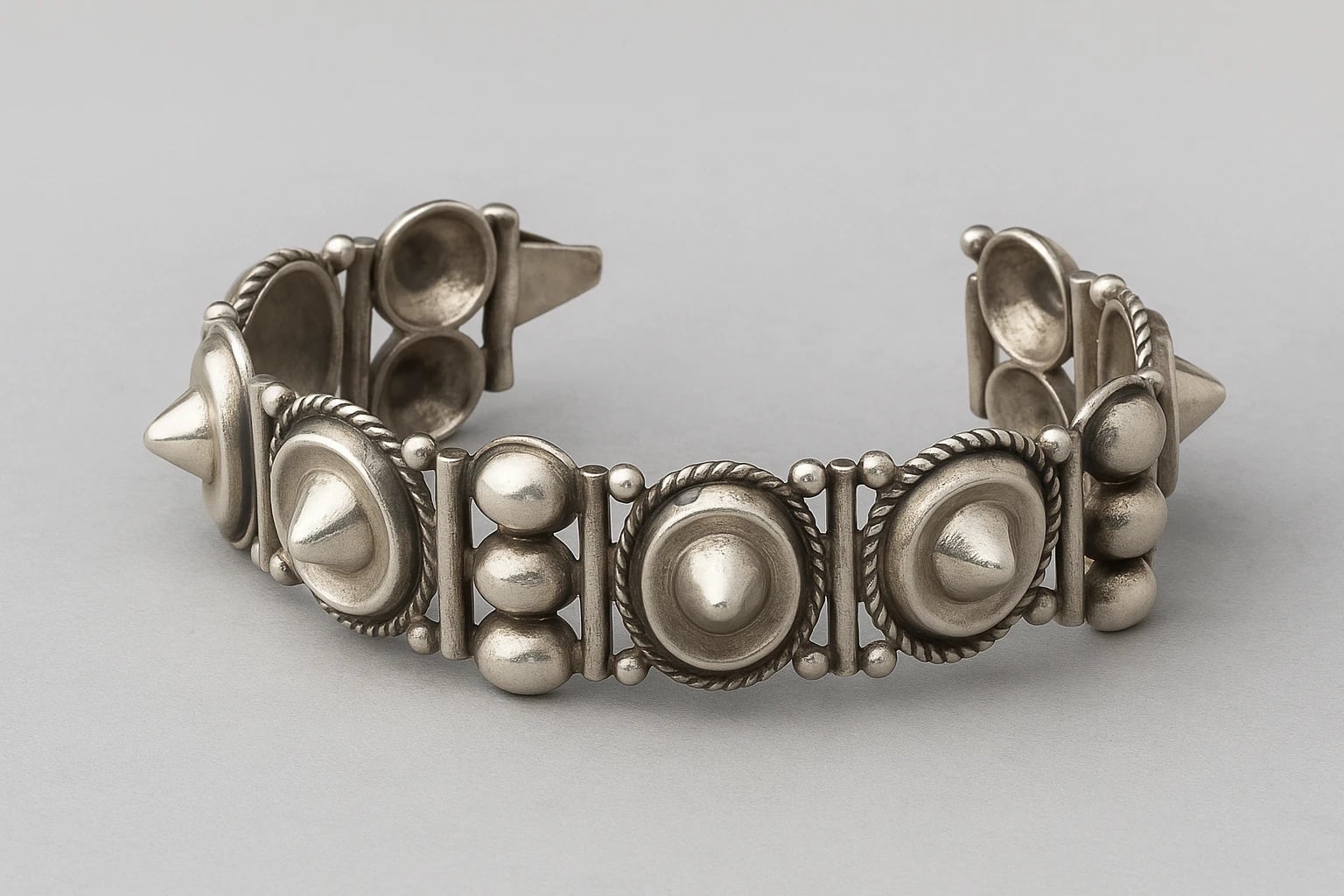 William Spratling Hat Link Bracelet