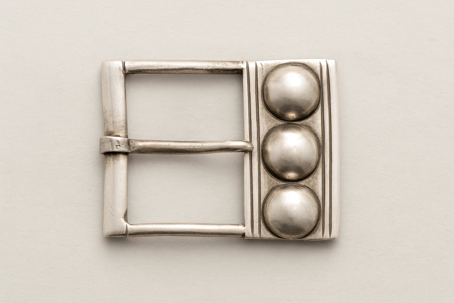 William Spratling Three Ball Buckle