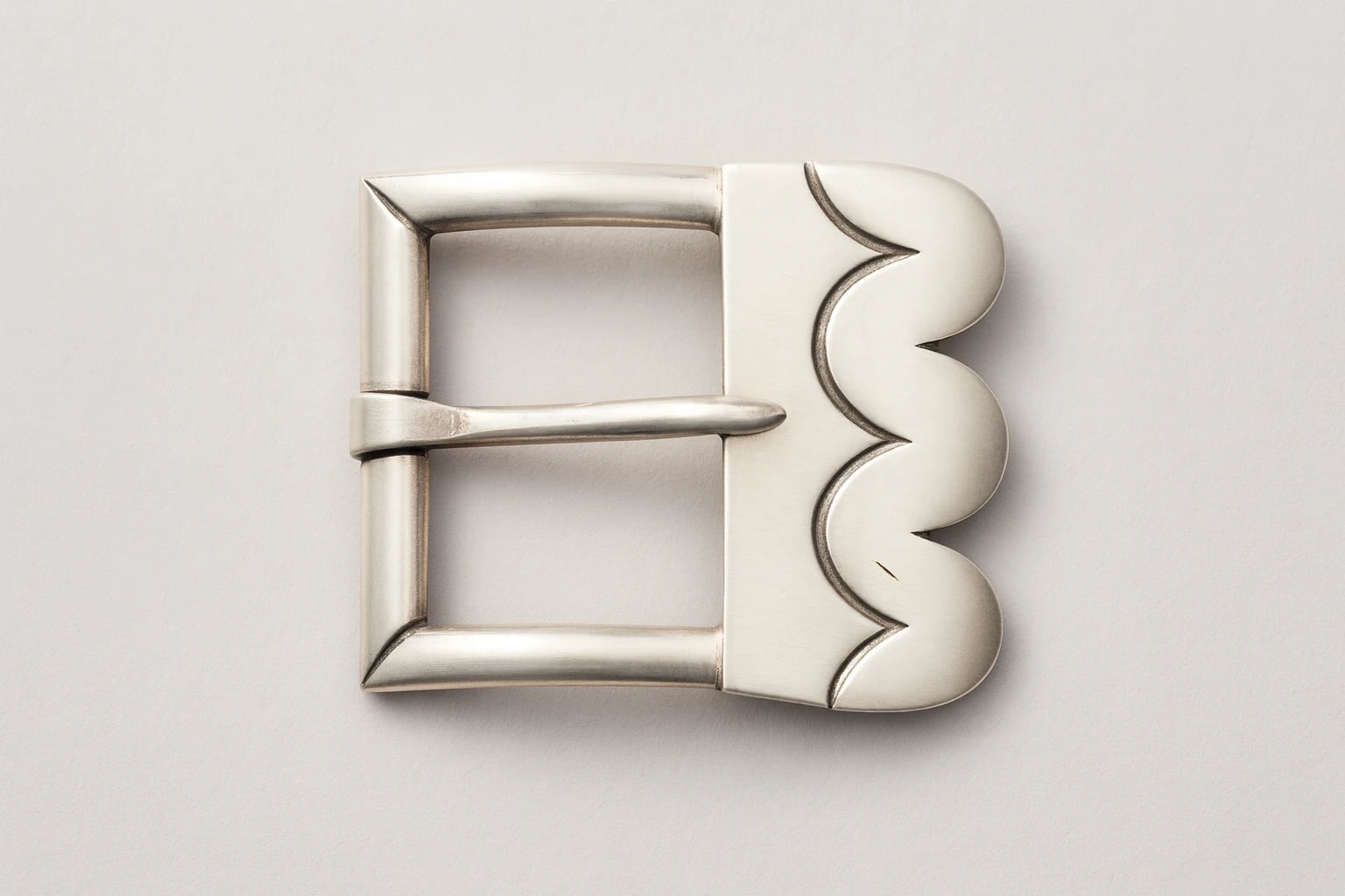 William Spratling Small Scalloped Buckle