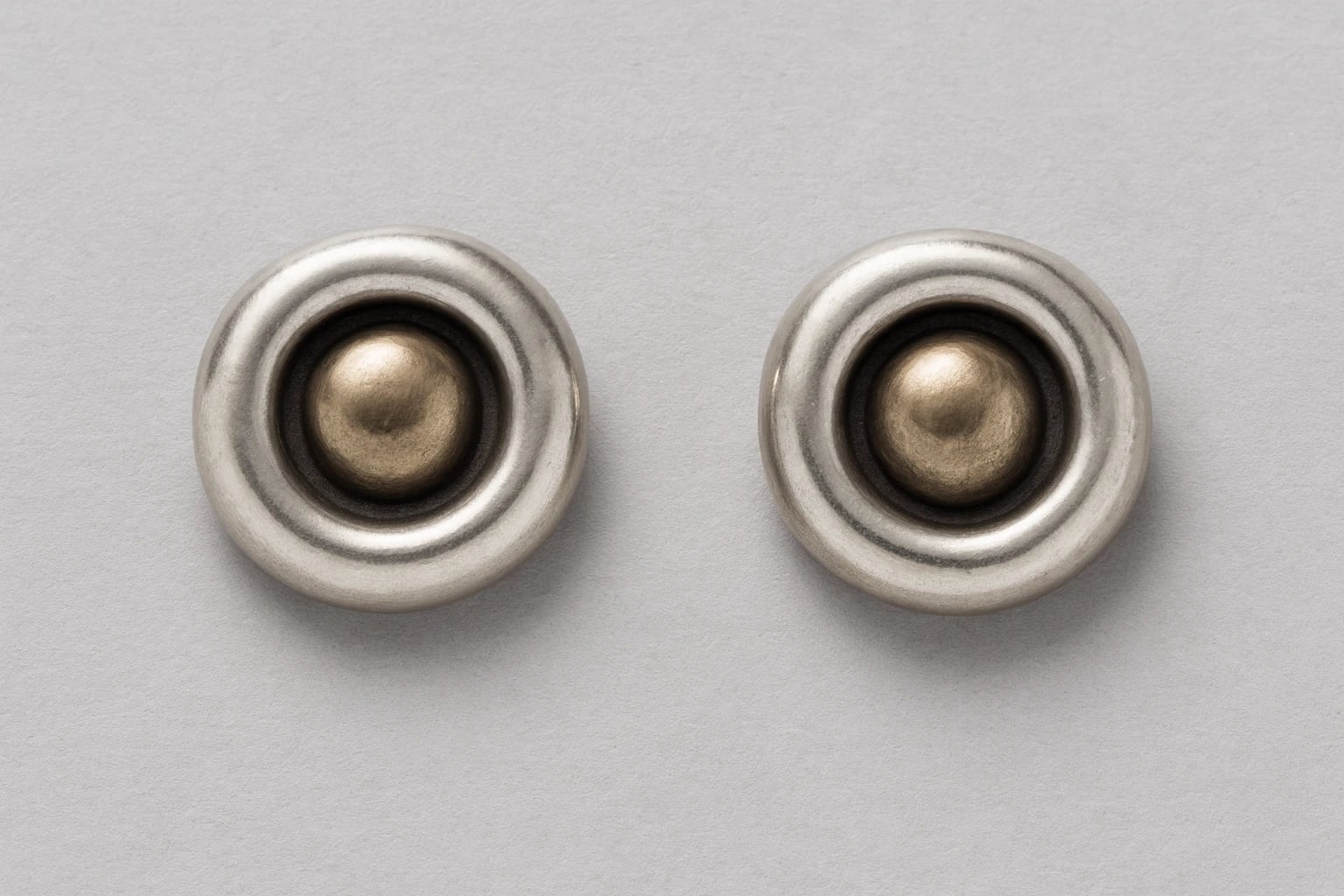 William Spratling Bronze Domed Earrings