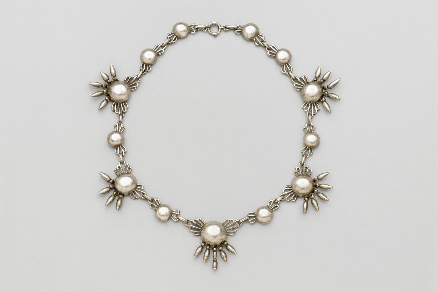 William Spratling Turkey Necklace