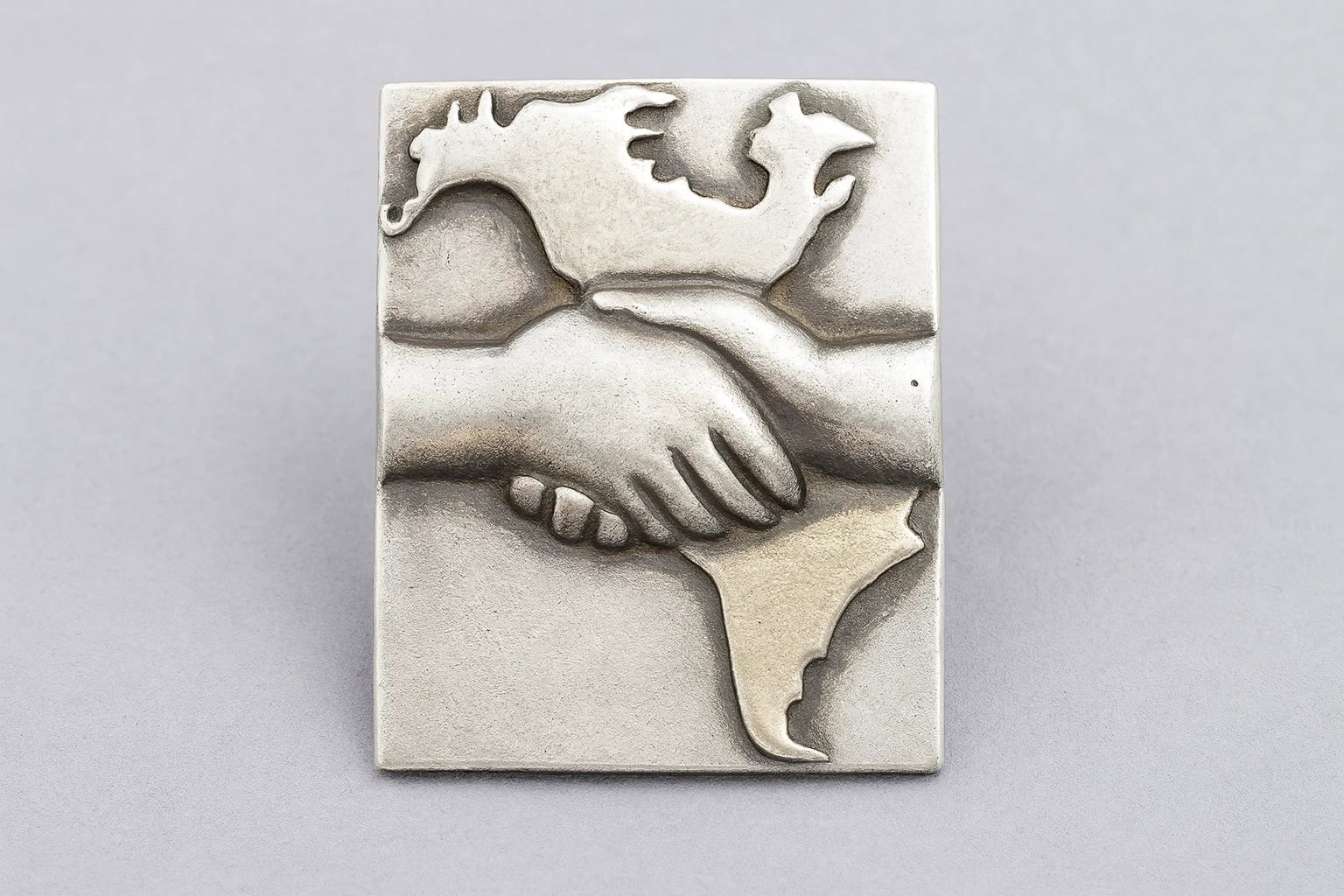William Spratling Hands Across America Brooch