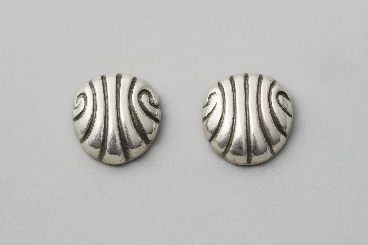 William Spratling Small Shell Earrings