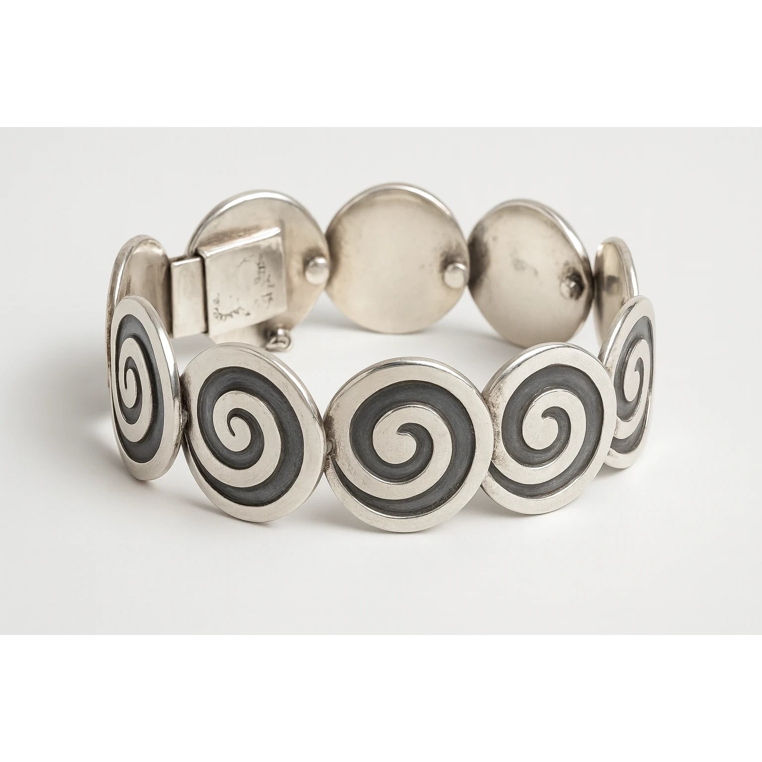 Los Castillo Spiral Disc Bracelet